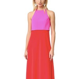Jill Stuart Pink and Red Formal Dress